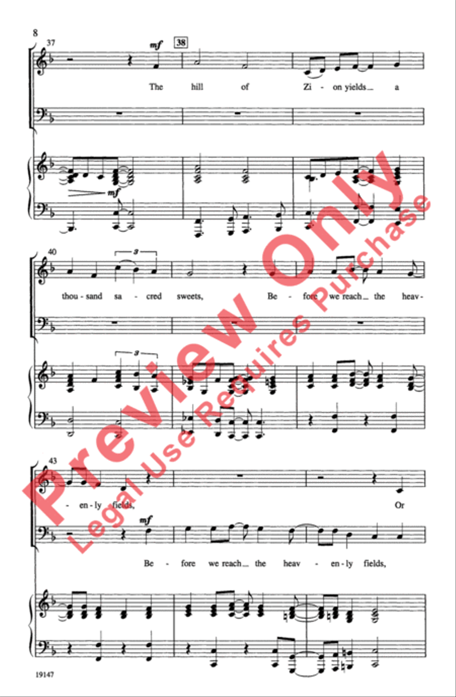 Marchin' on Up 4-Part scores gallery preview page 8