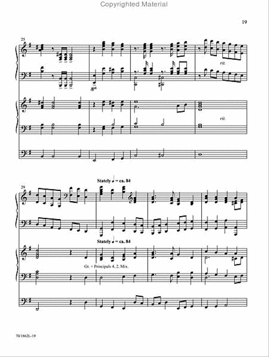 From Grave to Glory Organ scores gallery preview page 8