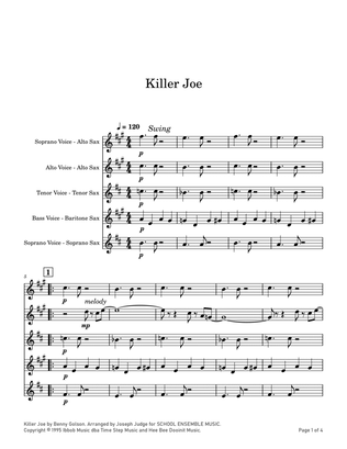 Book cover for Cool Joe, Mean Joe (killer Joe)