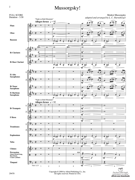 Mussorgsky! (Score only) image number null