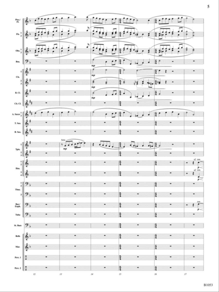 Star Above, Shine Brightly: Score Concert Band scores gallery preview page 5