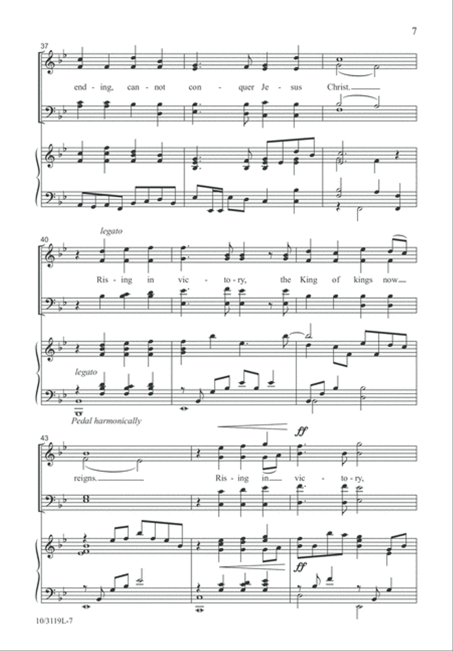 He Is Alive! 4-Part scores gallery preview page 7