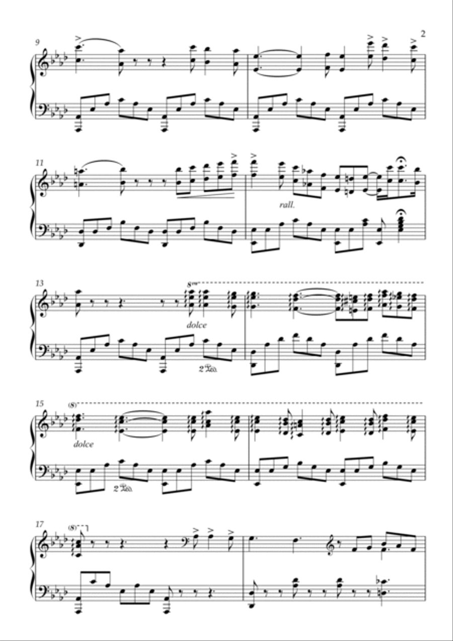 Le Lac de Côme Le Lac de Côme Piano Solo scores gallery preview page 2