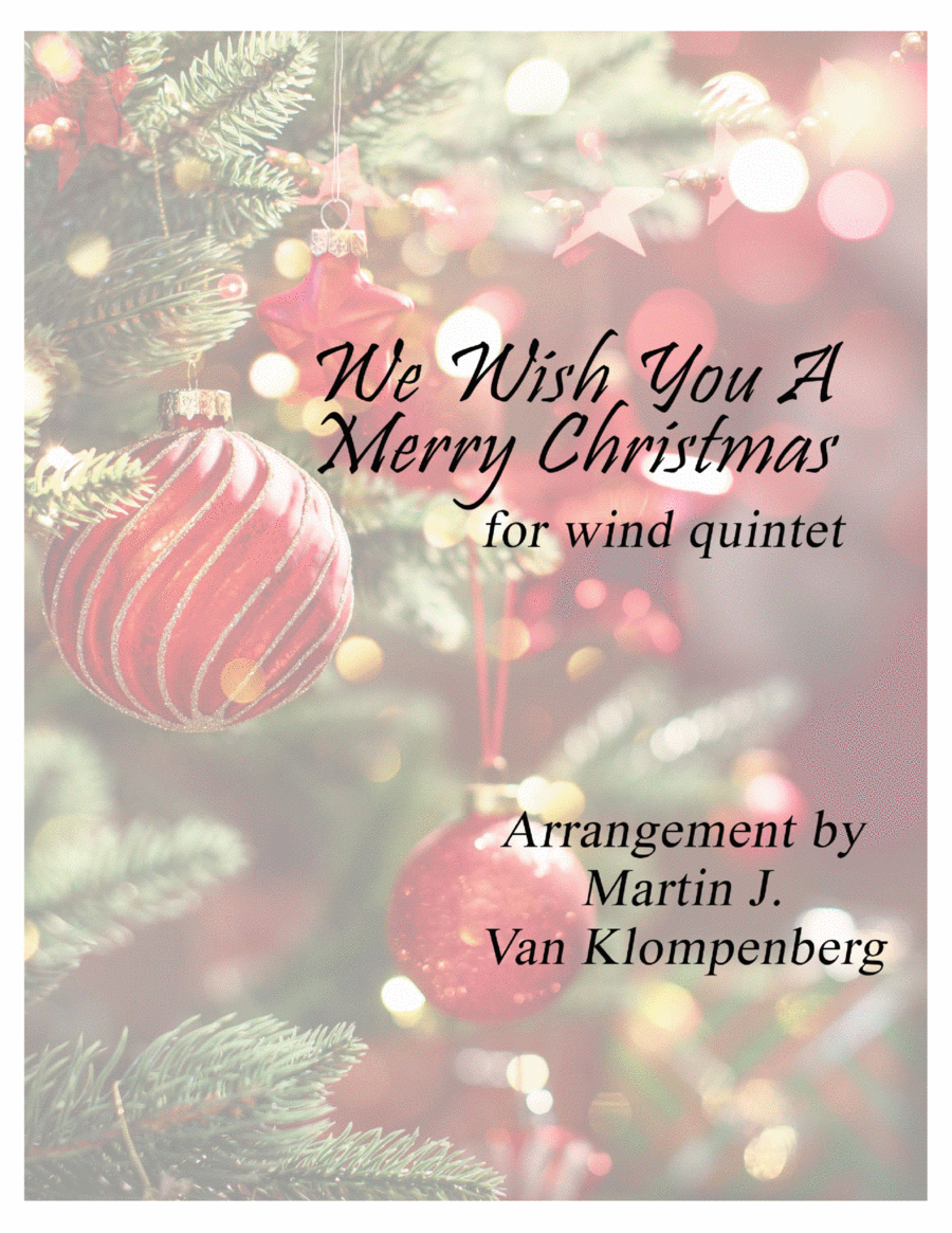 Book cover for We Wish You A Merry Christmas