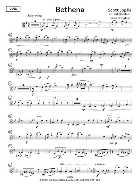 Joplin Rags: arr. Viola & Piano