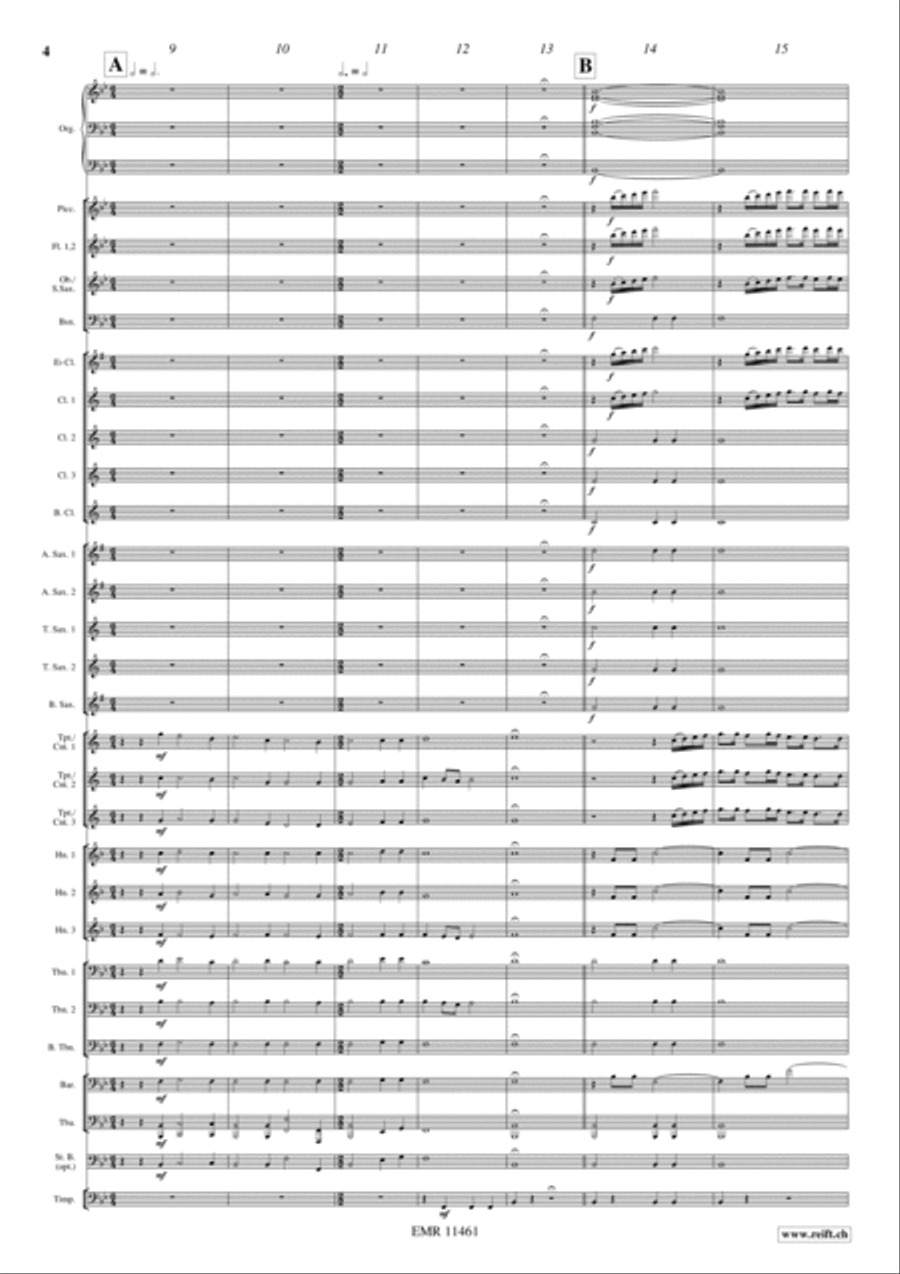 Domine ad Adiuvandum Concert Band scores gallery preview page 5