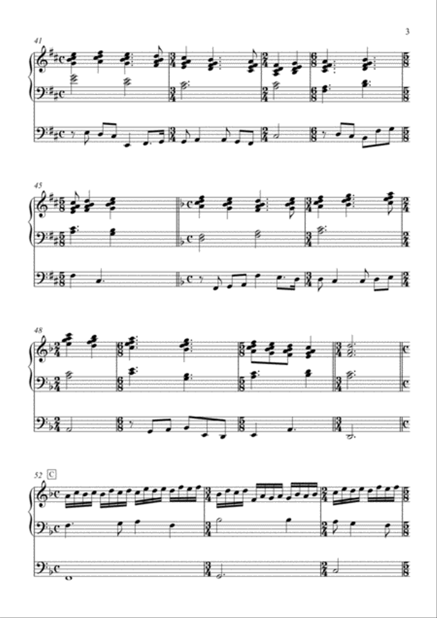 Prelude on the Themes by M.K. Ciurlionis, Op. 10 (2013) Organ Solo scores gallery preview page 3