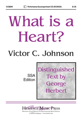 Book cover for What is a Heart?