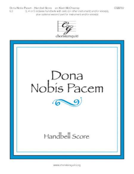 Dona Nobis Pacem - Handbell Score image number null