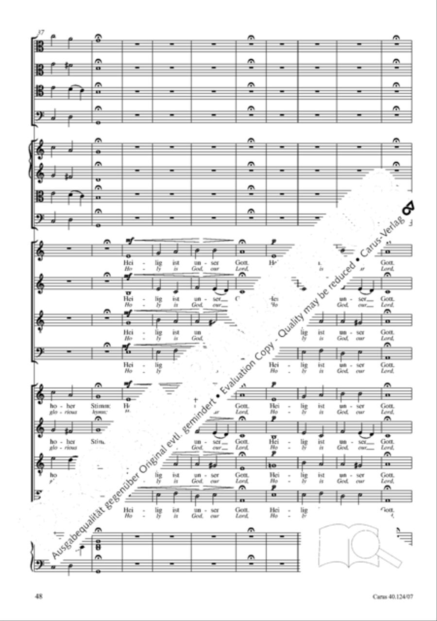 Kyrie in d + Herr Gott, dich loben wir Orchestra scores gallery preview page 49