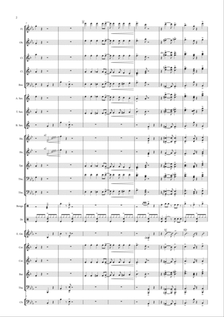 La Cucaracha La Cucaracha Concert Band scores gallery preview page 3