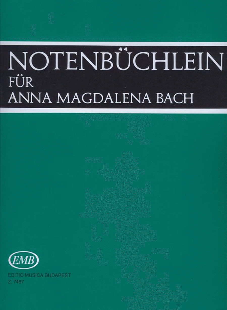 Notenbüchlein für Anna Magdalena Bach Piano Solo scores gallery preview page 1