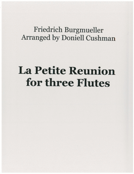 La Petit Reunion for Flute Trio