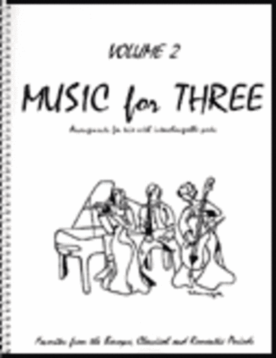 Music for Three, Volume 2 - Piano Trio (Violin, Cello & Piano - Set of 3 Parts) Bassoon scores gallery preview page 1