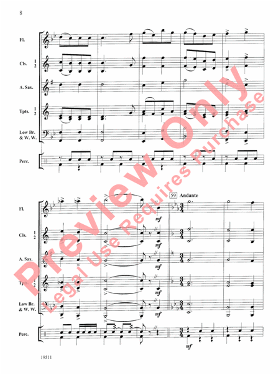 A Celtic Celebration Concert Band scores gallery preview page 9