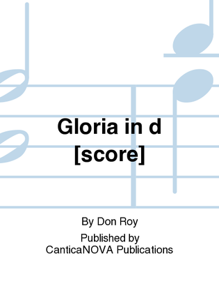 Gloria in d [score]