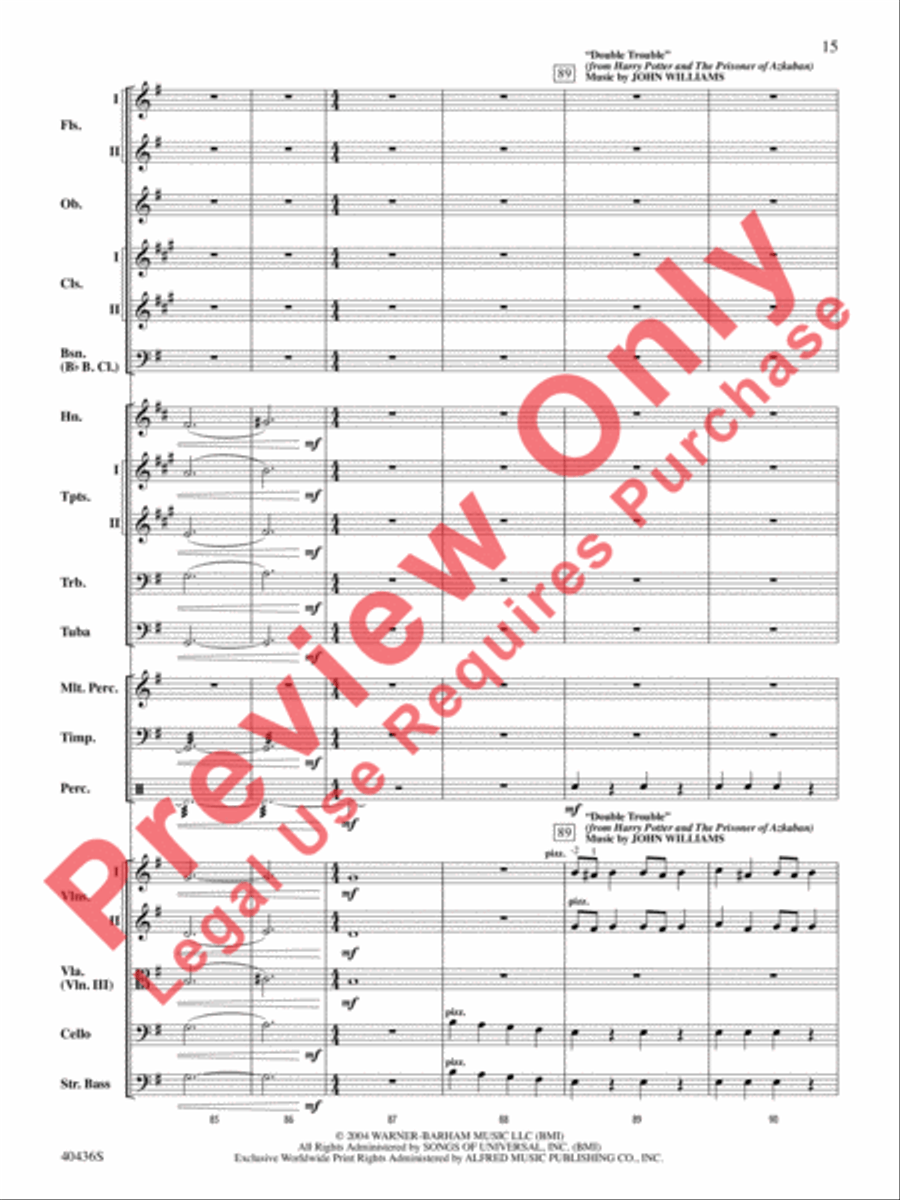 The Magic of Harry Potter Full Orchestra scores gallery preview page 16