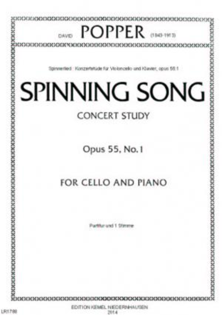 Spinning song : concert study for cello and piano opus 55:1