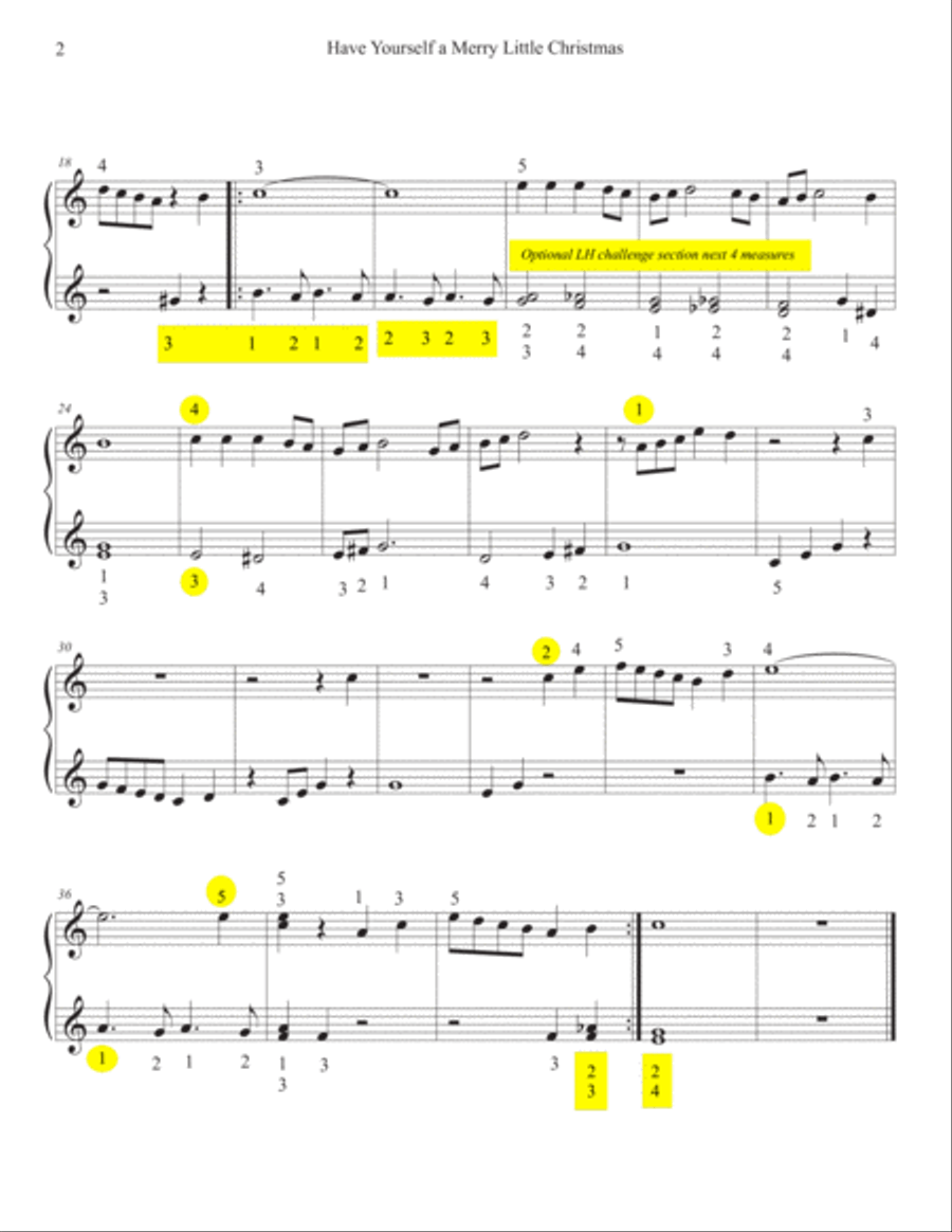 Have Yourself A Merry Little Christmas Have Yourself A Merry Little Christmas 1 Piano, 4-Hands scores gallery preview page 3