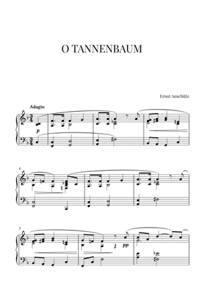 Book cover for O Tannenbaum for Piano Solo