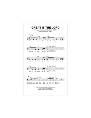 Great Is The Lord