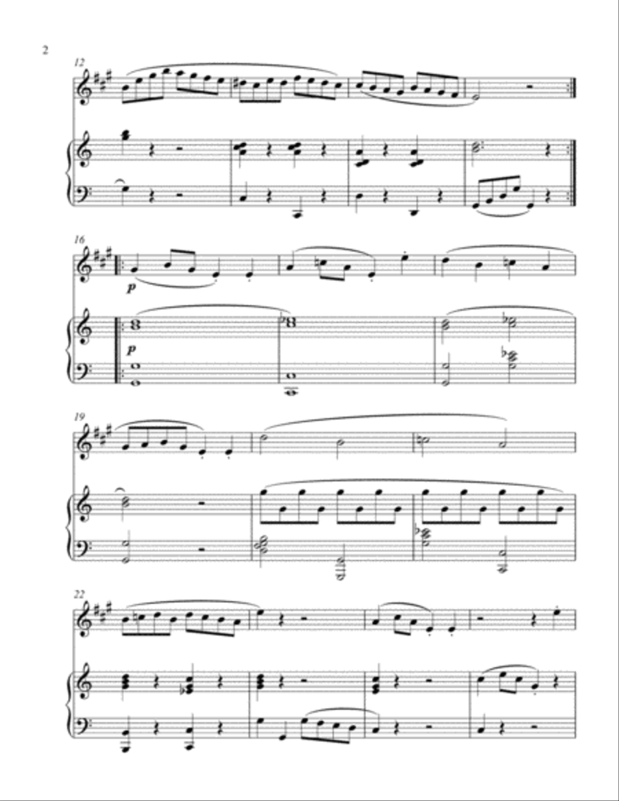 Sonatina-Clementi (Op. 36, No. 1) (treble Eb instrument solo) Alto Saxophone scores gallery preview page 3