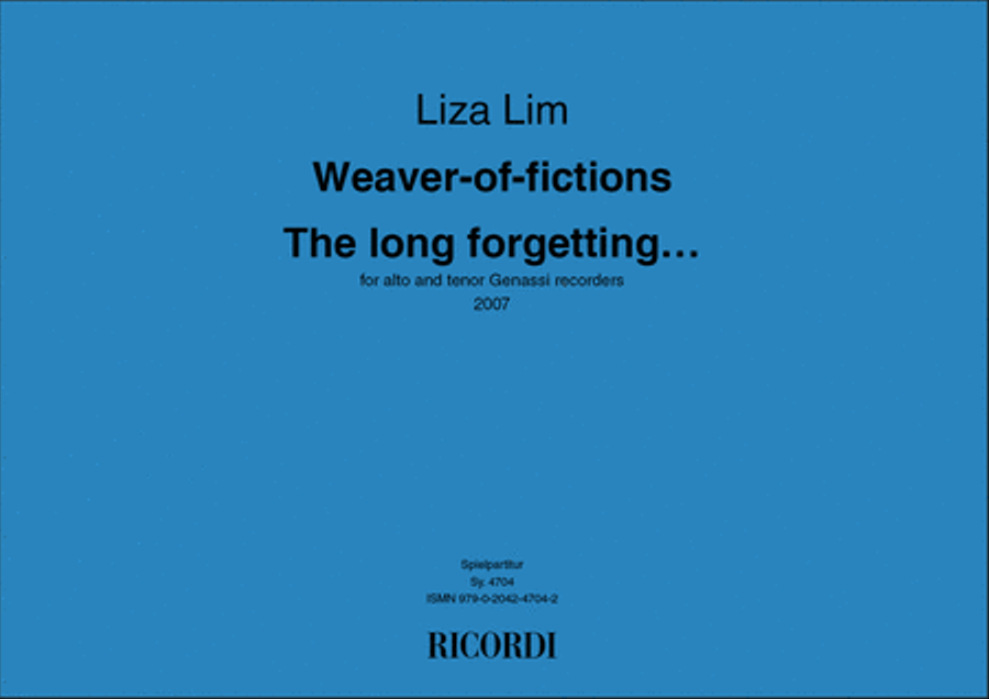 Weaver Of Fictions Weaver Of Fictions Recorder scores gallery preview page 1