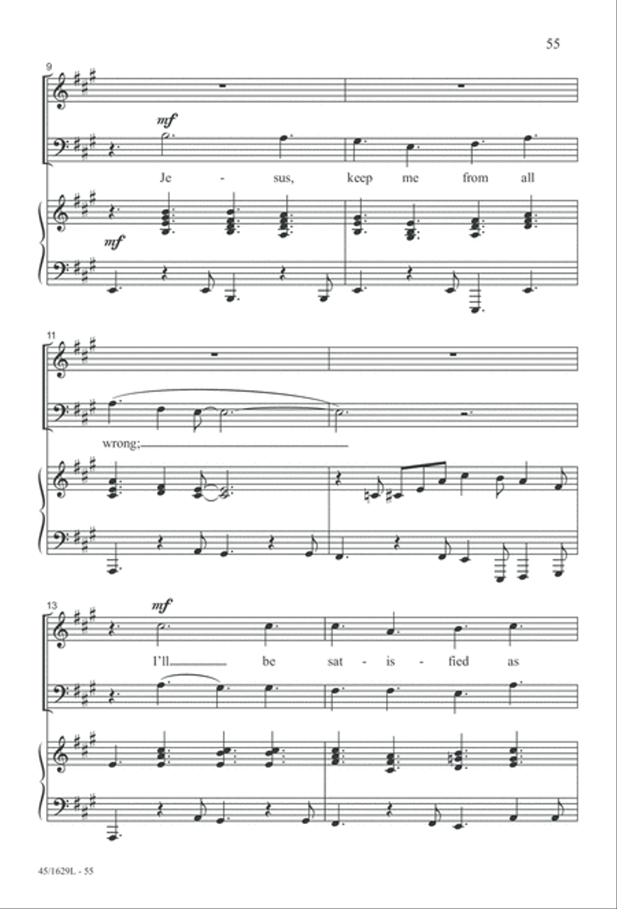 Hymns We Love to Sing, Vol. 2 3-Part scores gallery preview page 55