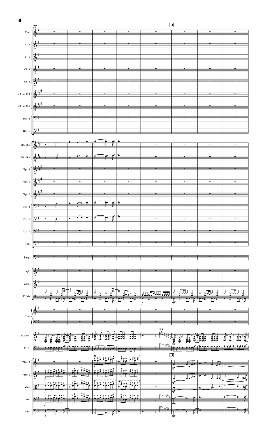 You Say Run Full Orchestra scores gallery preview page 6