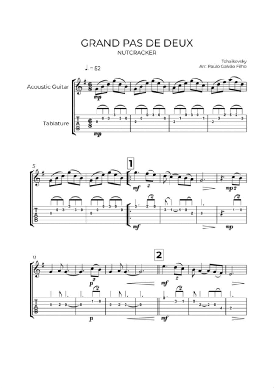 Tchaikovsky guitar outlet