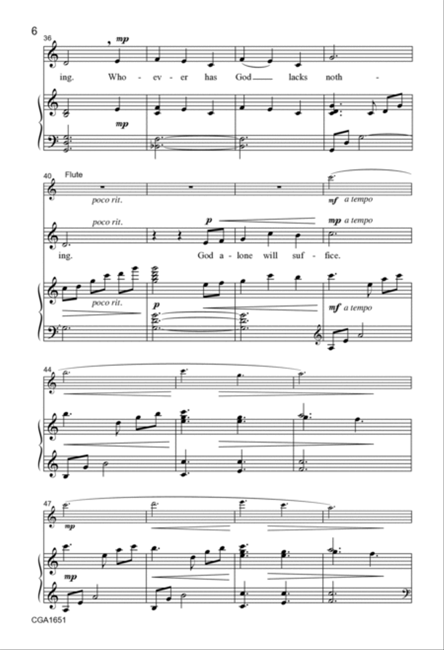 No Hands But Yours Unison Choir scores gallery preview page 6