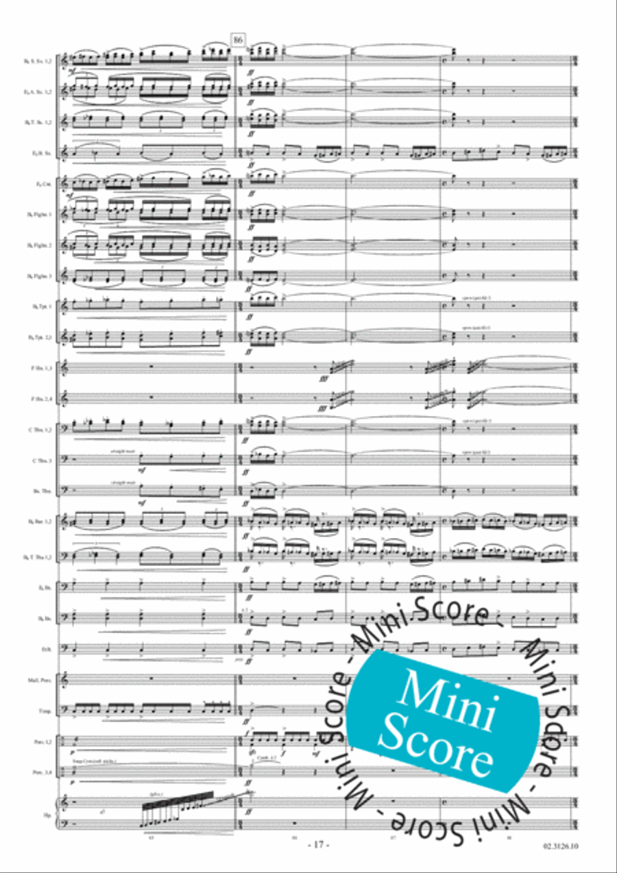 Migyur Fanfare Band scores gallery preview page 23