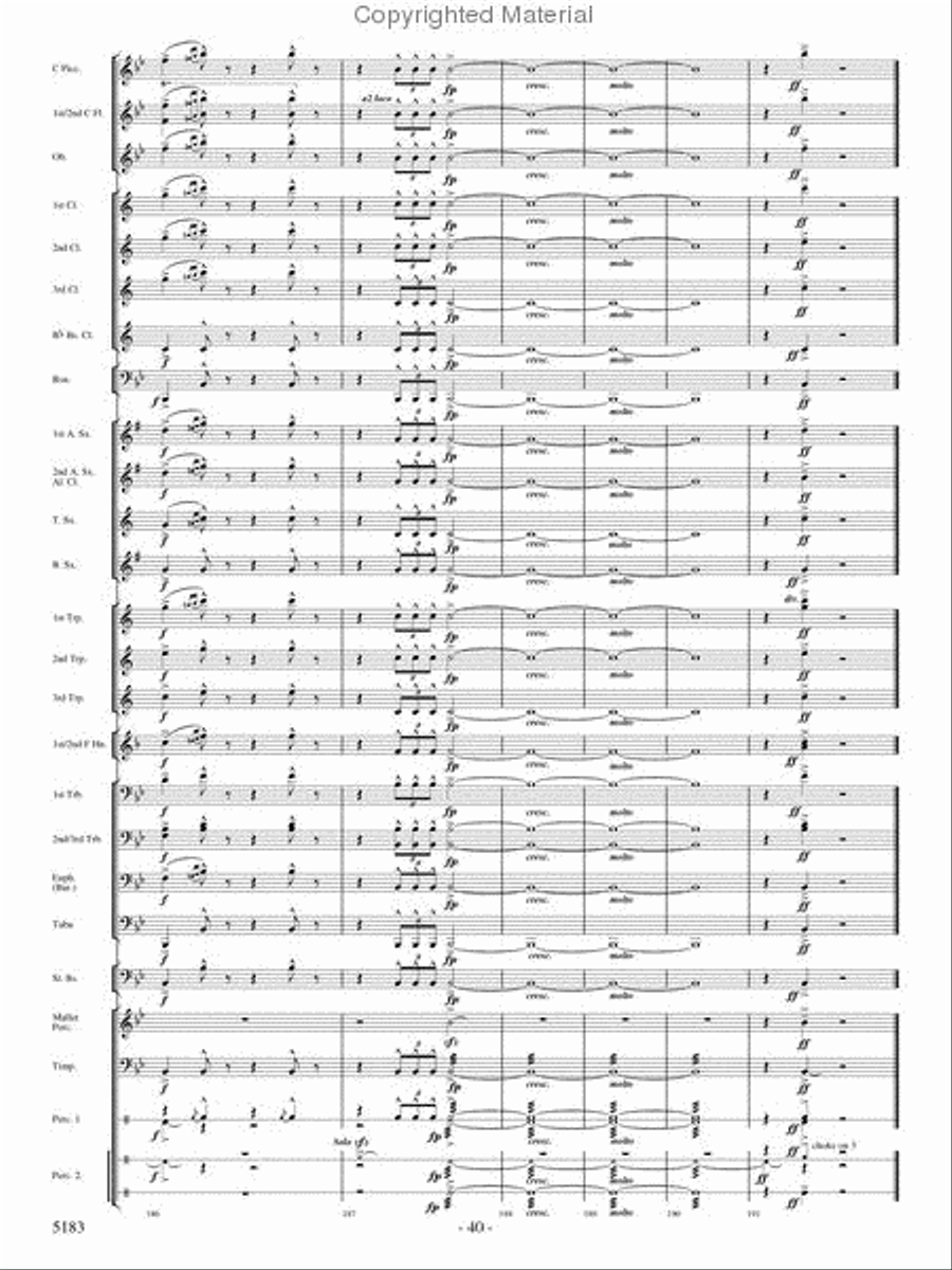 Portrait of Freedom Concert Band scores gallery preview page 39