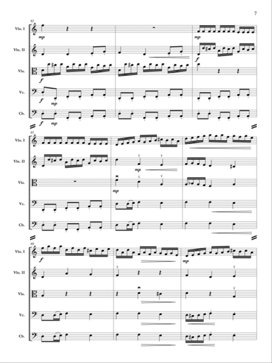 The Bells of St. Genevieve Orchestra scores gallery preview page 8