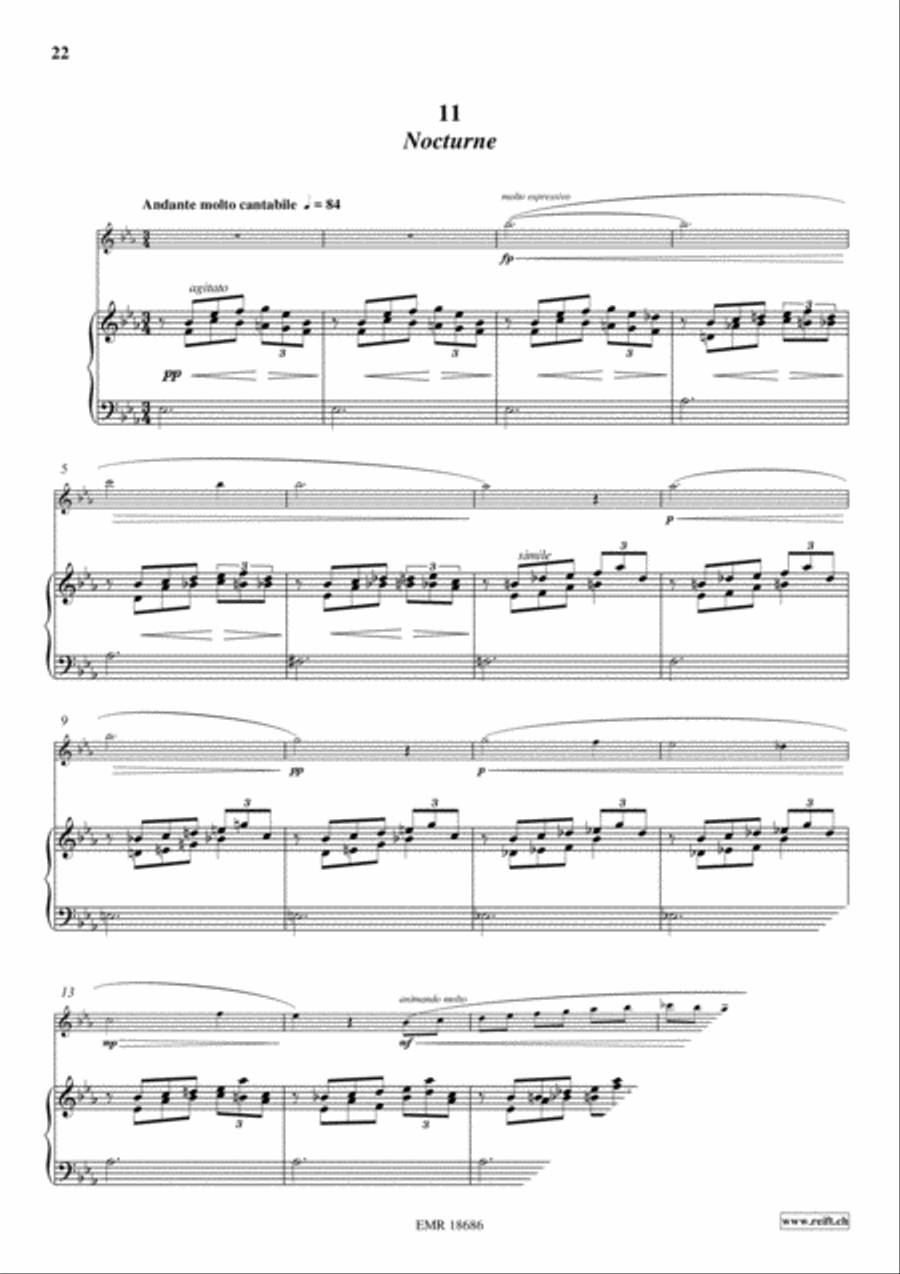 Au Fil Du Temps Violin scores gallery preview page 14