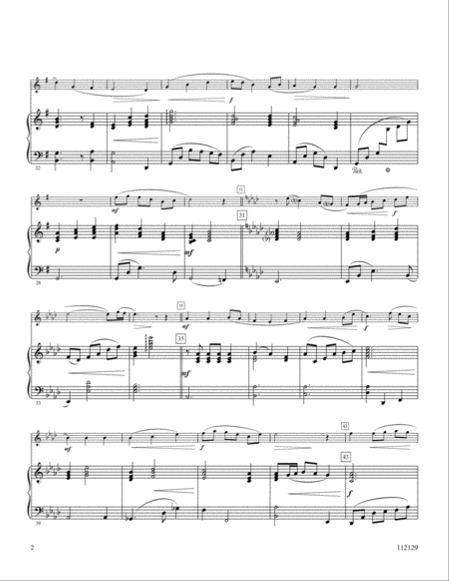 Be Thou My Vision Piano Accompaniment scores gallery preview page 2