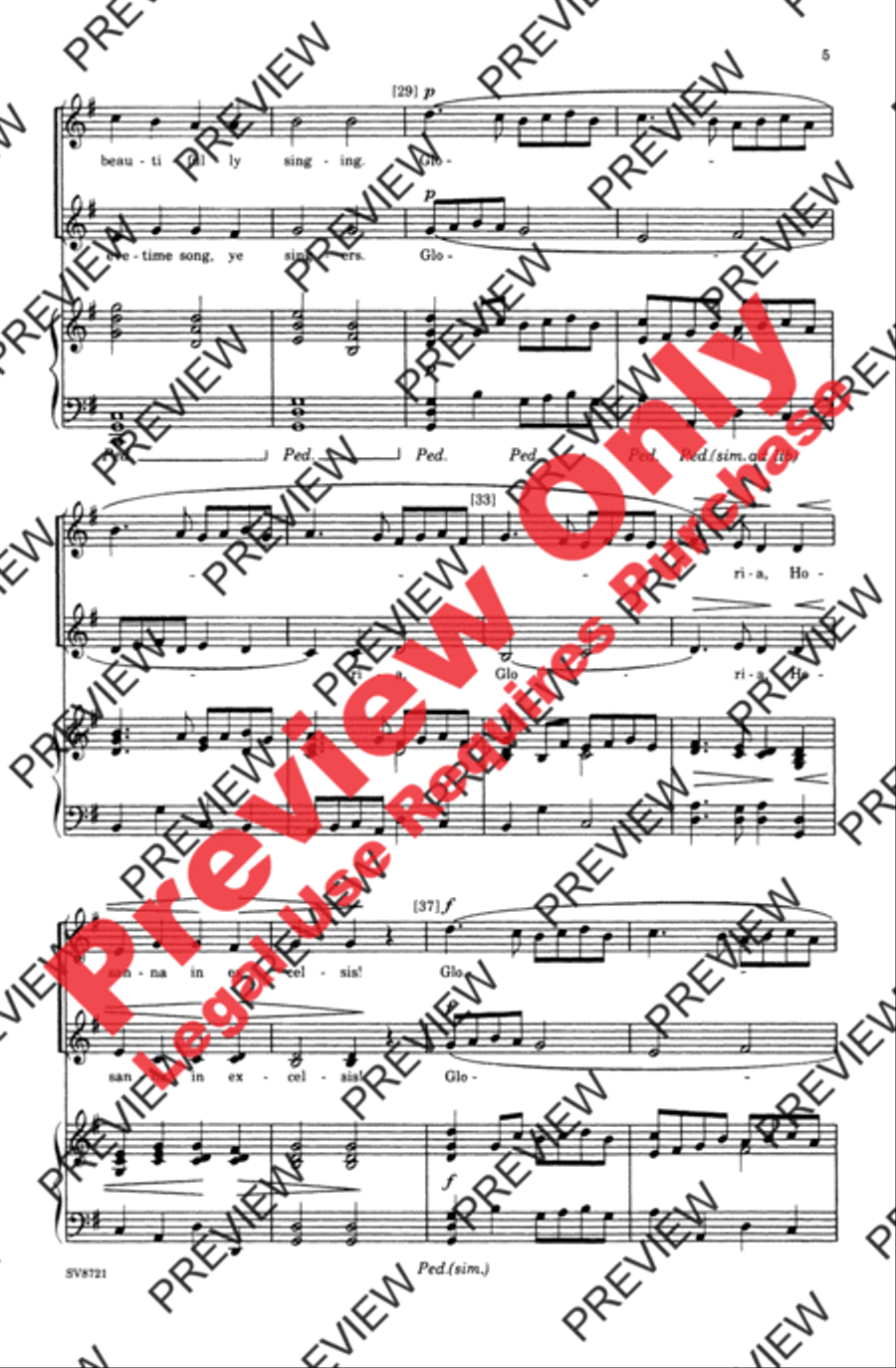 Ding! Dong! Merrily on High 2-Part scores gallery preview page 5