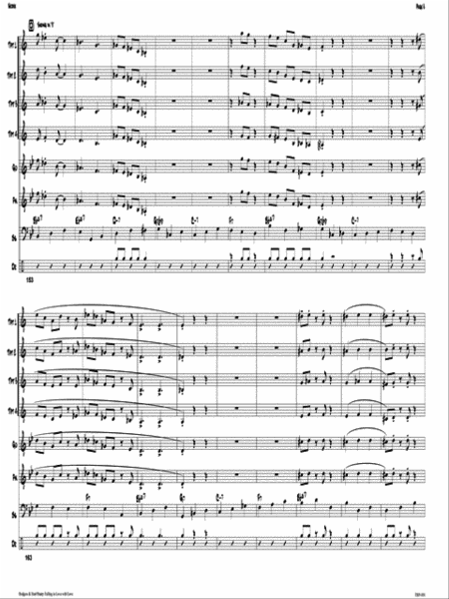 Falling in Love with Love Small Ensemble scores gallery preview page 4