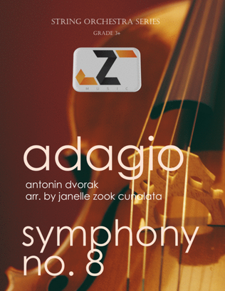 Book cover for Adagio from Symphony No. 8 (string orchestra)