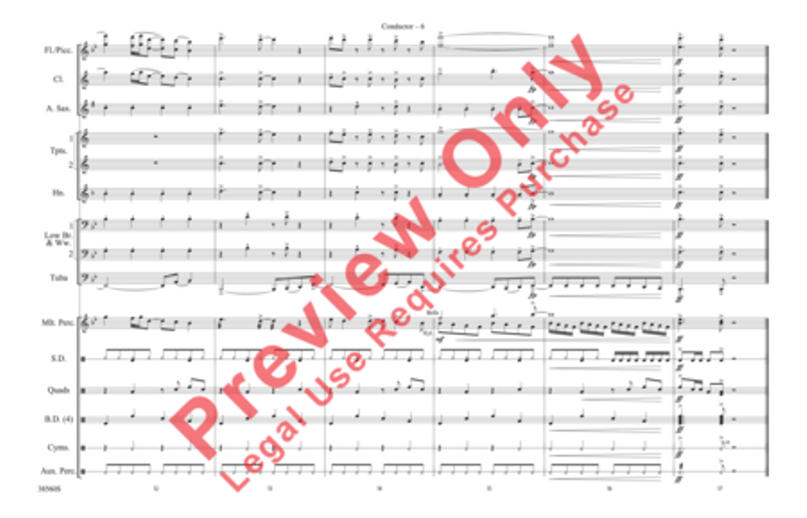 Shorties #18 Marching Band scores gallery preview page 20