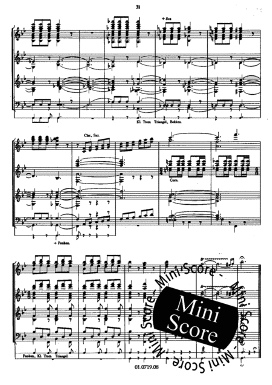 Le Carnaval Romain Le Carnaval Romain Concert Band scores gallery preview page 34
