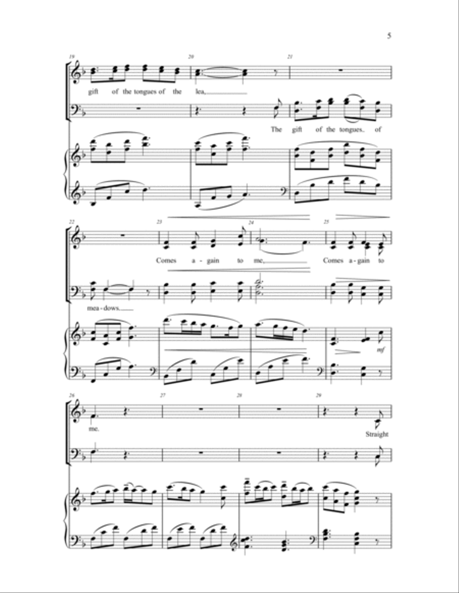 Spring Carol 4-Part scores gallery preview page 3
