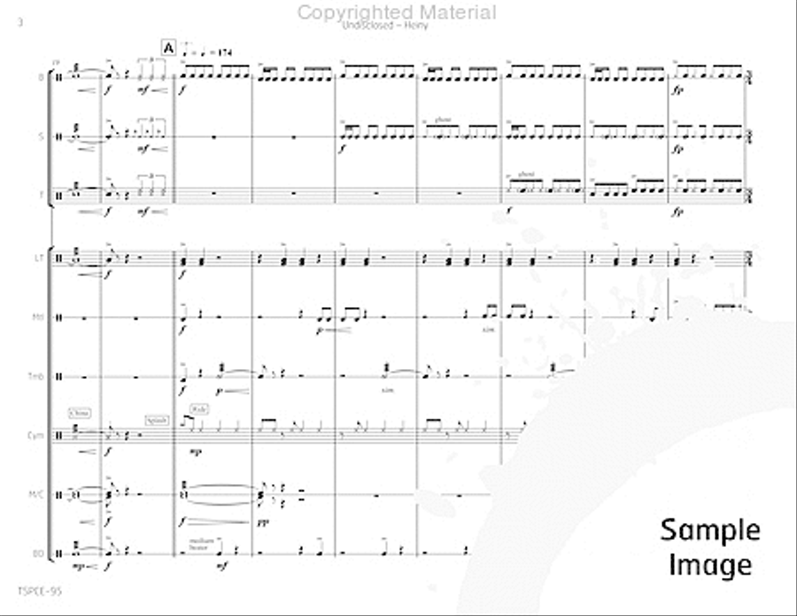 Undisclosed Undisclosed Percussion Ensemble scores gallery preview page 7
