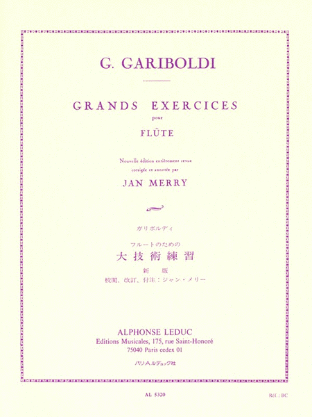 Grands Exercices Op.139 (flute Solo)