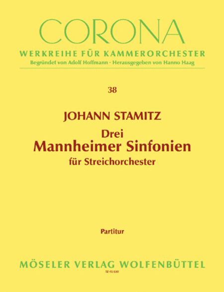 Three Mannheim sinfonies