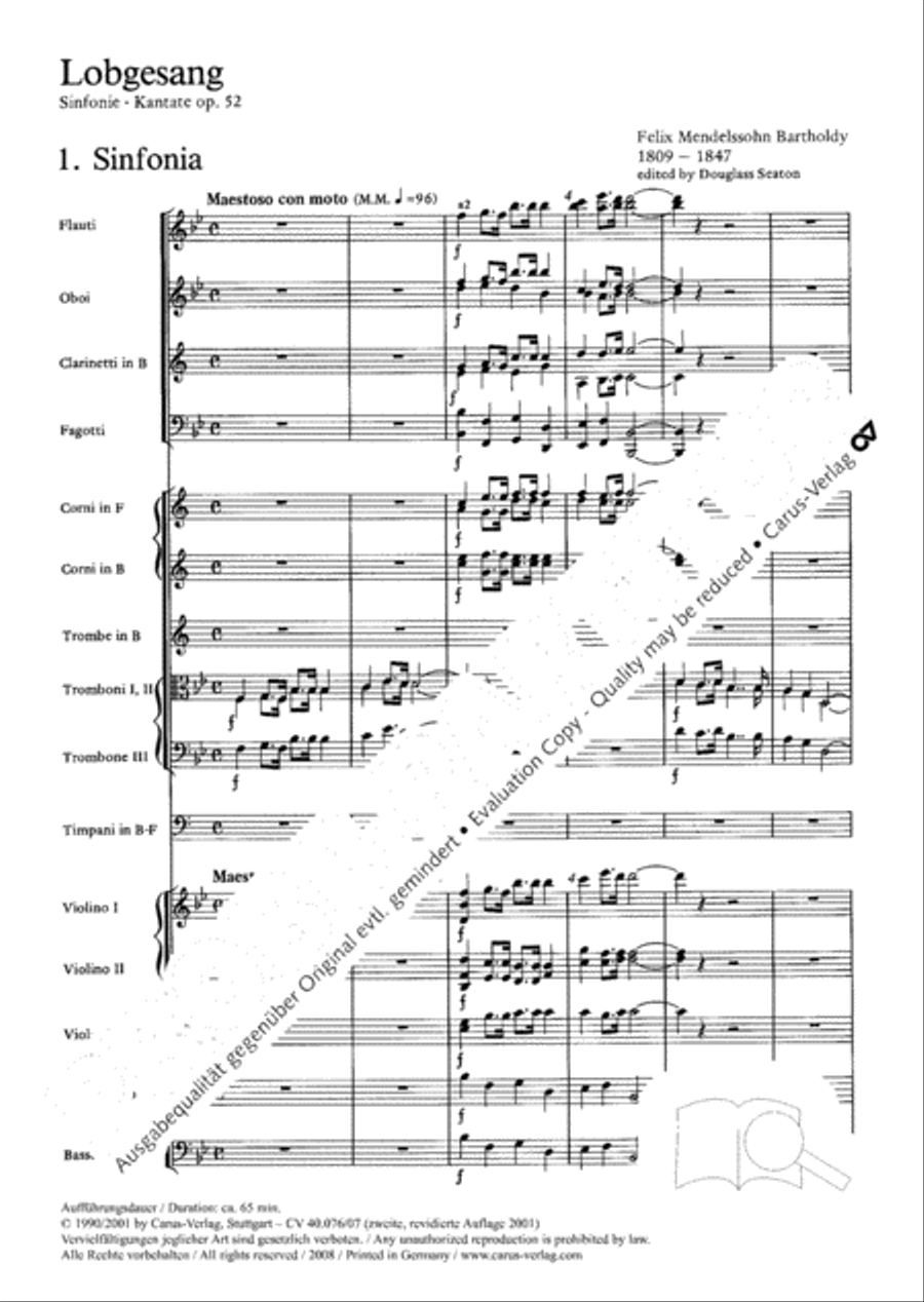 Hymn of Praise, MWV A 18 Hymn of Praise, MWV A 18 SSAATB scores gallery preview page 16