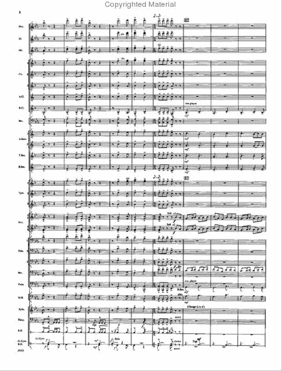 In All Its Glory Concert Band scores gallery preview page 6