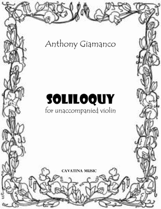 Soliloquy (for unaccompanied violin)