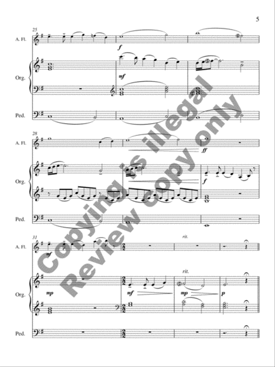 Prelude and Fughetta Prelude and Fughetta Flute scores gallery preview page 6