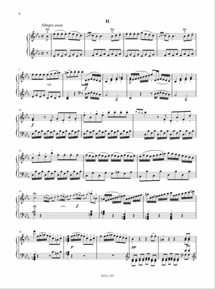 6 Sonatas Op. 2 for Harp and Violin ad libitum Harp scores gallery preview page 3